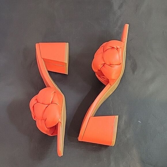 BRAND NEW NINE WEST BRAIDED STRAP DESIGN DETAIL CHUNKY HEELED MULE - Picture 8 of 15